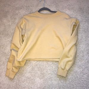 brandy cropped sweater